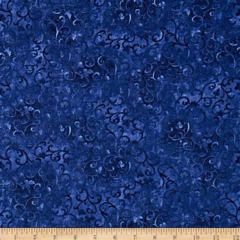 royal blue quilting fabric